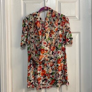 Women’s J. Jill shirt with Infinity Scarf Size XS Missy